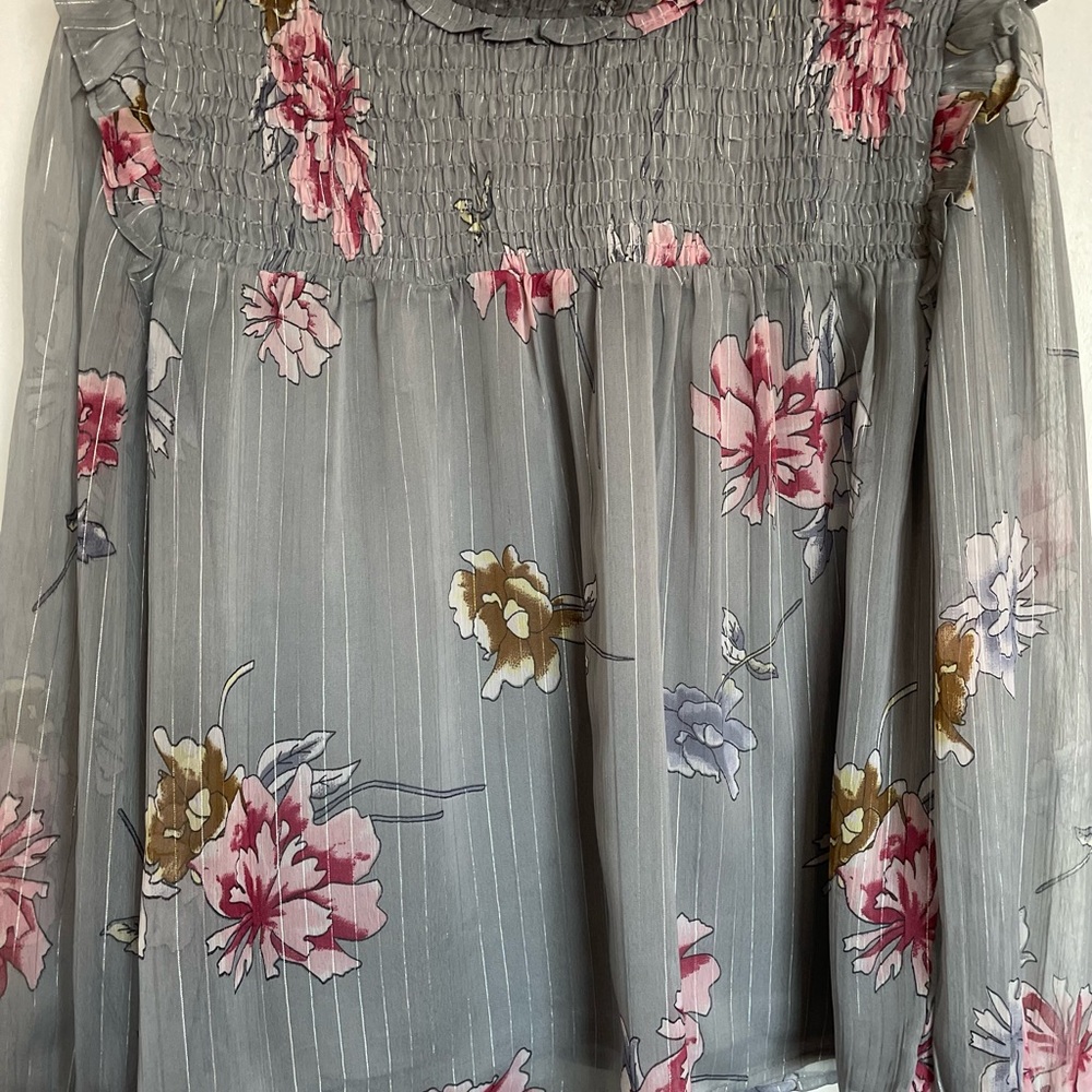 Walter Baker Floral Lightweight Blouse - Size S - Picture 4 of 14